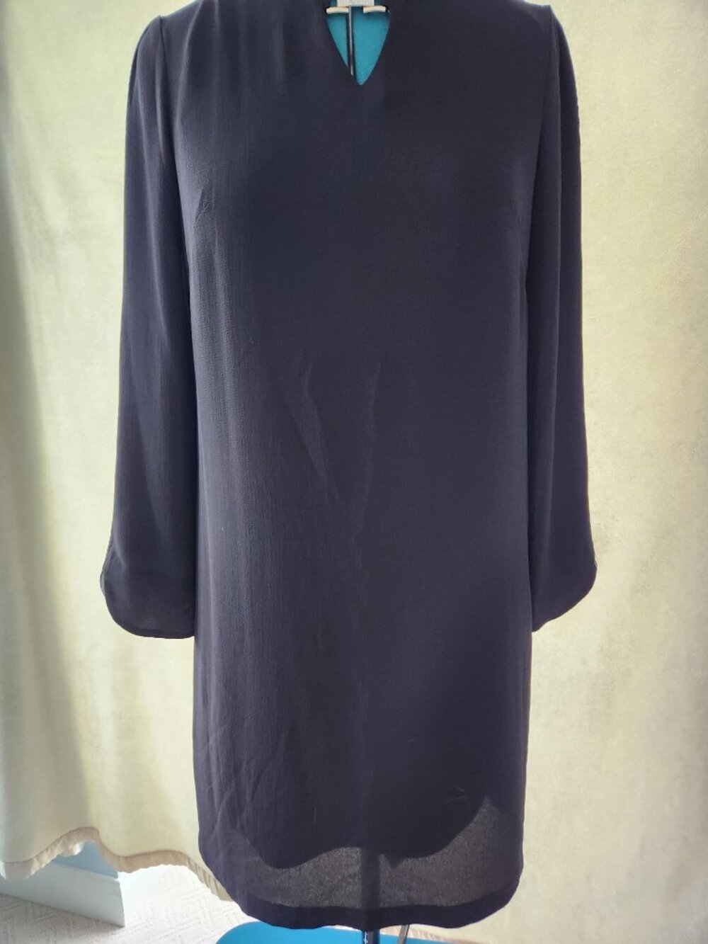 AGB Elegant Black Long Sleeve Dress